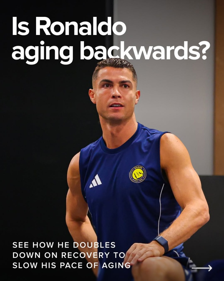 开云体育-即将年满41岁！机构晒C罗多项生理指标逆生长，生理年龄不到29岁